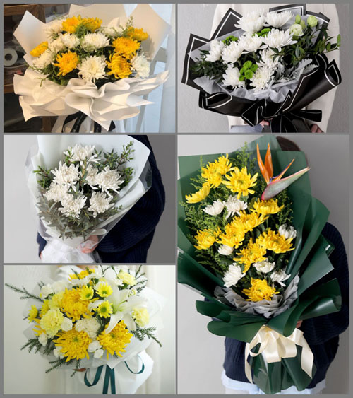 广东广州市南沙区黄阁镇白事花束代送
